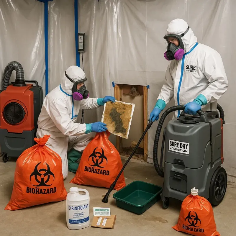 Contaminated Water Handling Protocols process in Martha Lake, WA